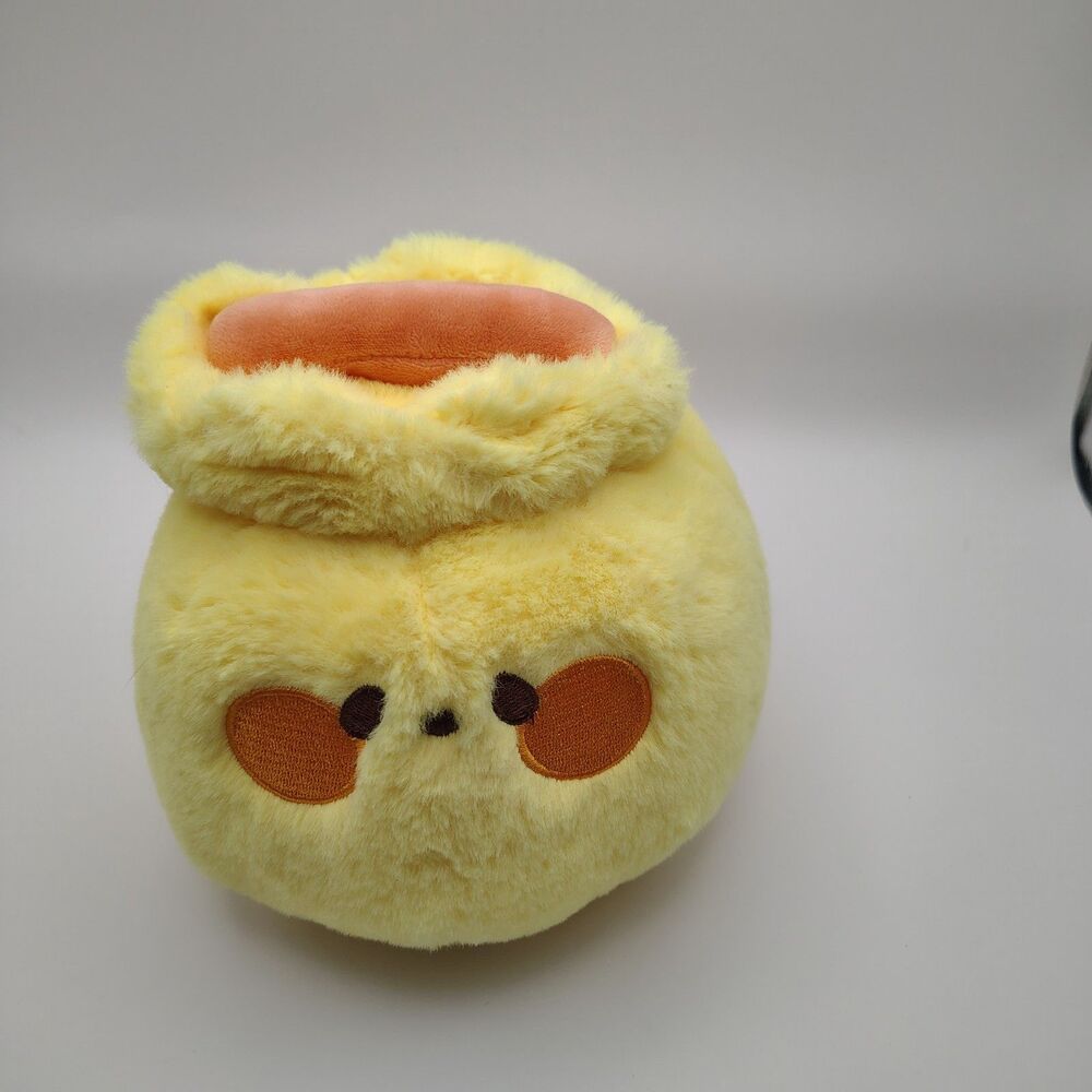 Boba Cucue Yellow Orage Plush Cute Face